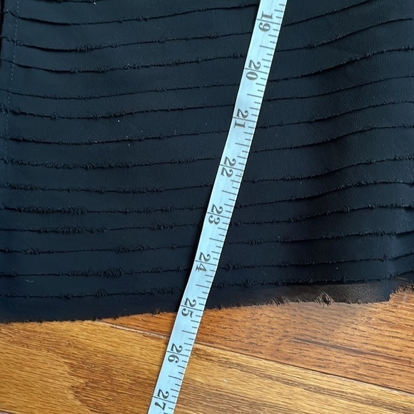 Anthropologie | Fleur Wood Strata Layered One Button Blazer Jacket Black 12 - Picture 10 of 11